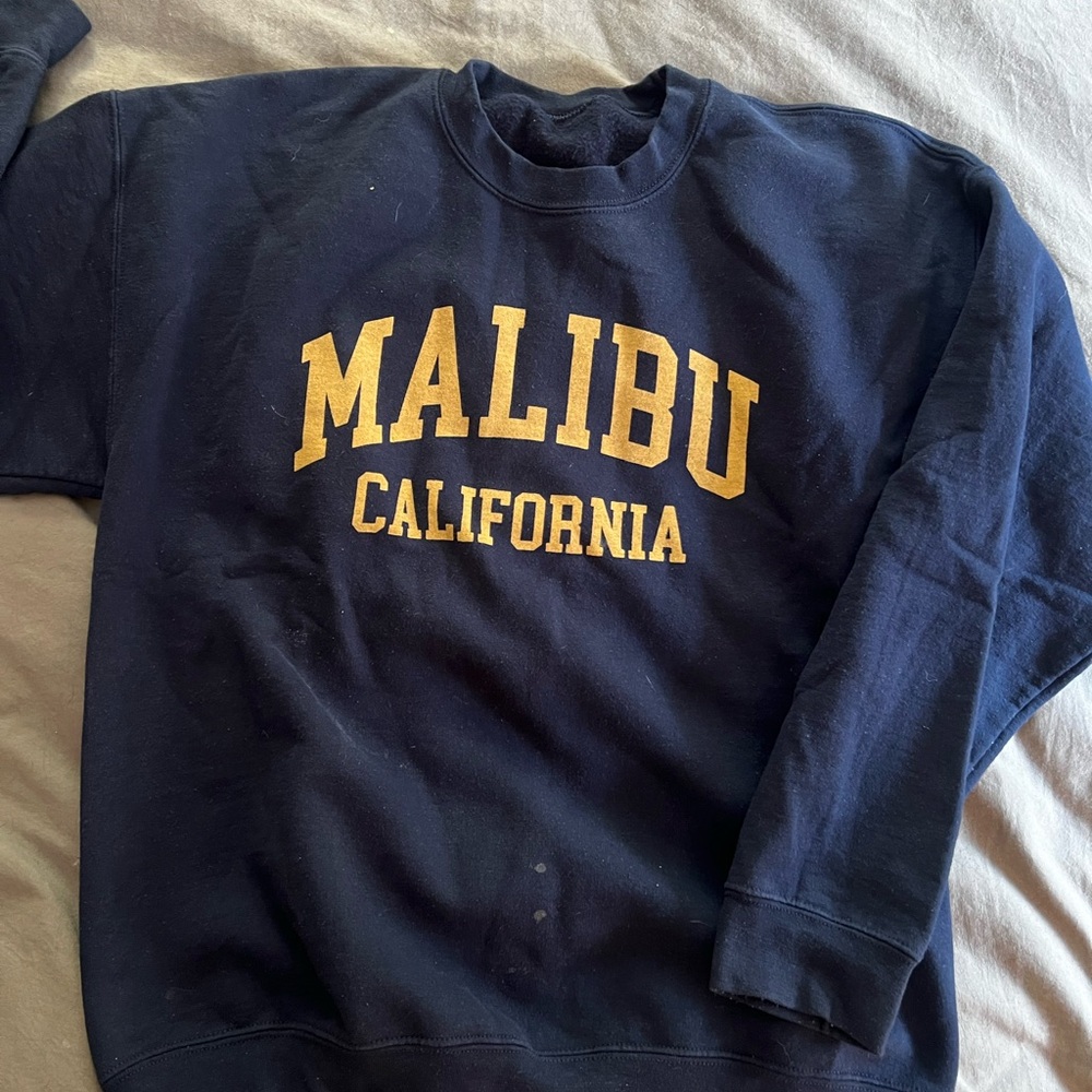 Navy Blue Malibu California Sweatshirt